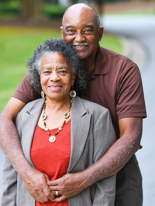 Elderly couple
