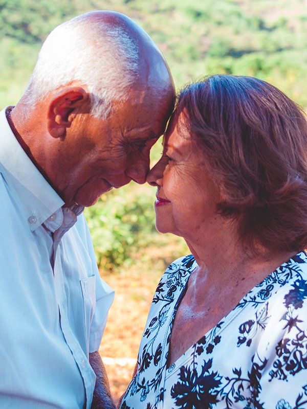 Elderly couple